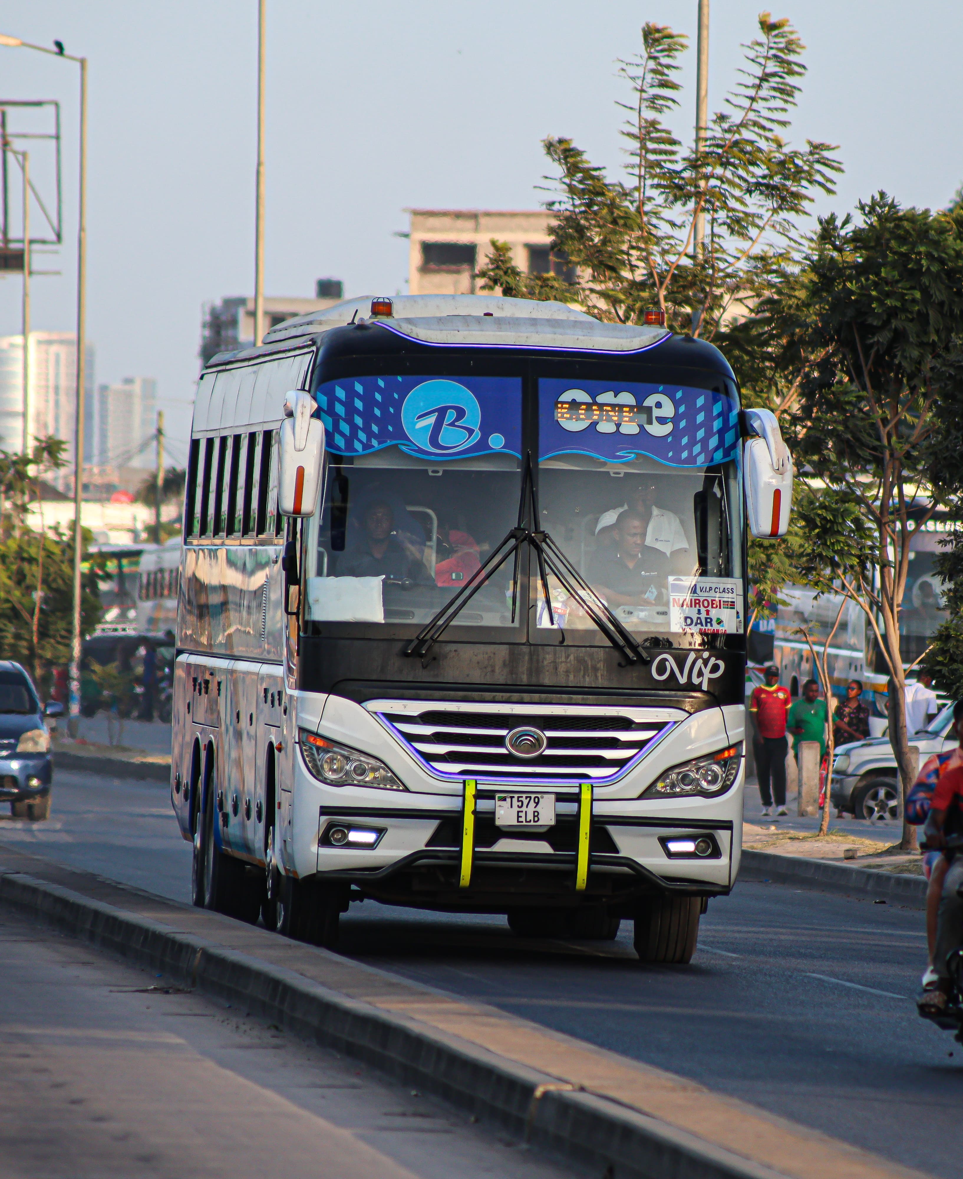 B.one Coach bus front view